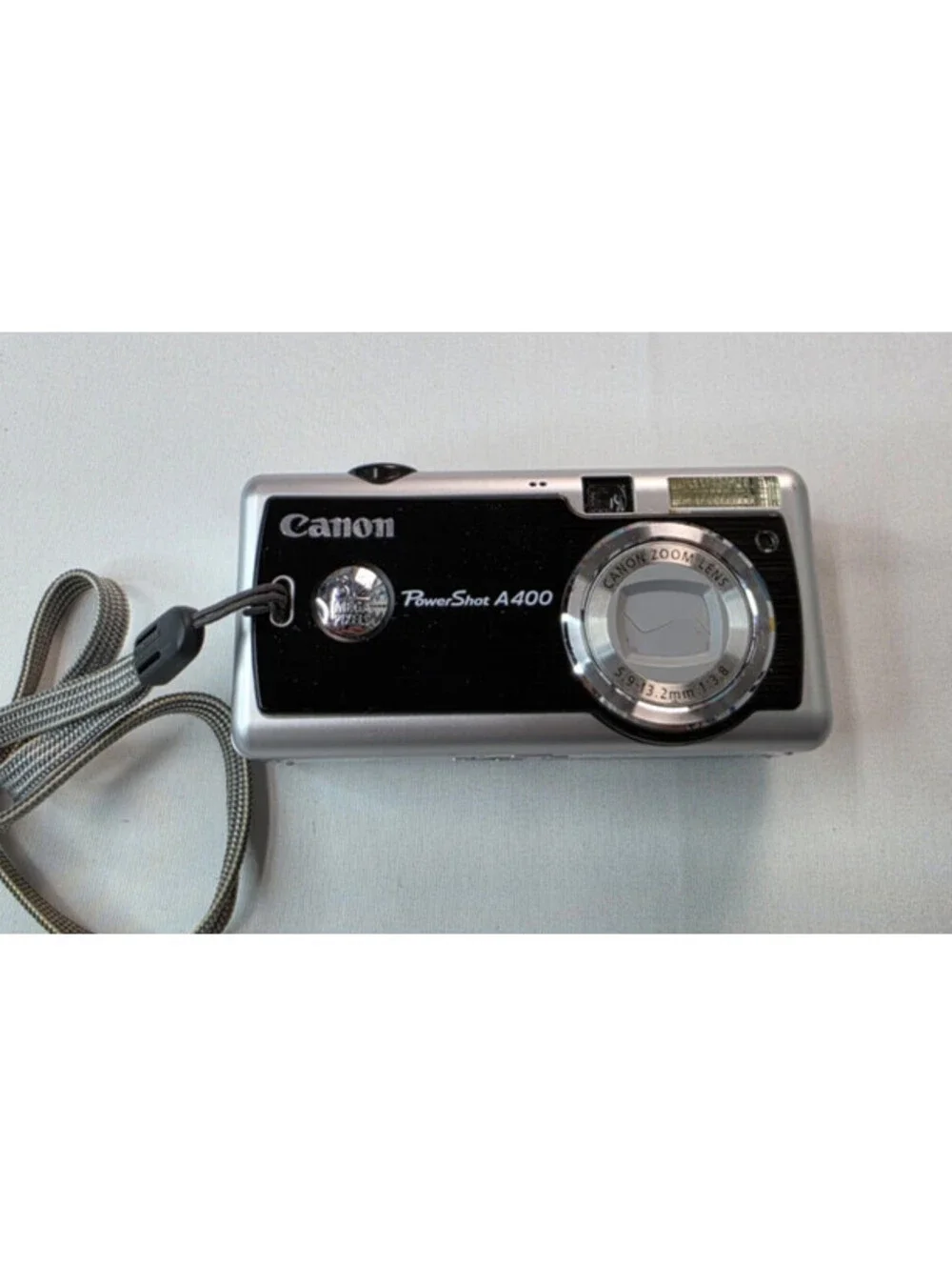 Canon PowerShot A400 PSA400 BKN Silver Black Compact Digital Camera With Box